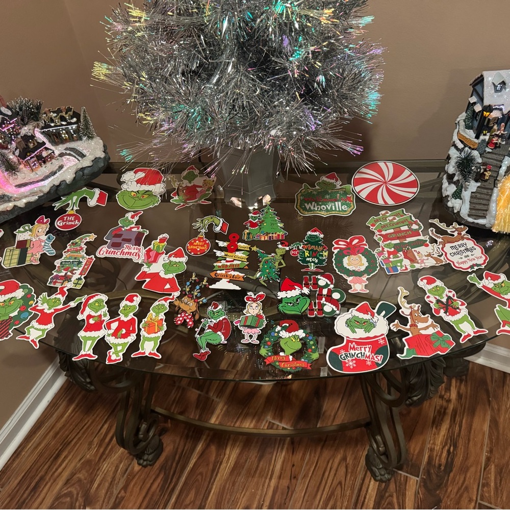 Christmas Grinch Themed Ornaments